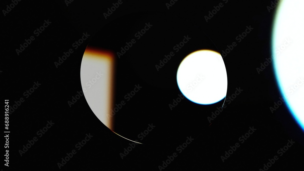 Fototapete Glossy dispersion element. Computer generated 3d render