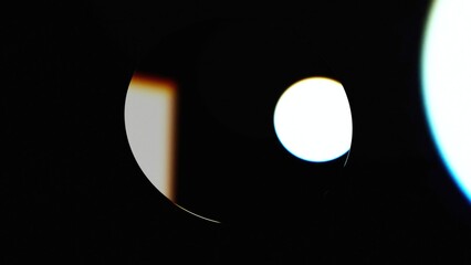 Glossy dispersion element. Computer generated 3d render