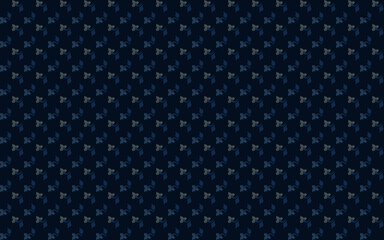 Abstract flower natural imitation motif seamless pattern. Blue and gray element on dark blue background,for fabric textile masculine male shirt ladies dress decoration print - obrazy, fototapety, plakaty