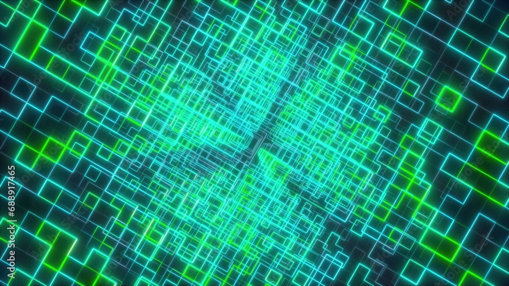 Poster abstract grid technology background. computer generated 3d render