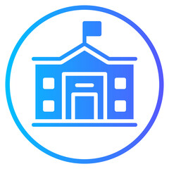 embassy gradient icon