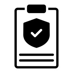 report glyph icon