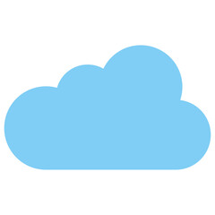 Cloud icon. Flat design. For presentation, graphic design, mobile application.