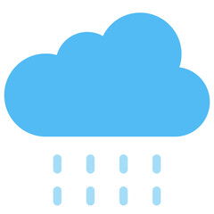 Downpour icon. Flat design. For presentation, graphic design, mobile application.