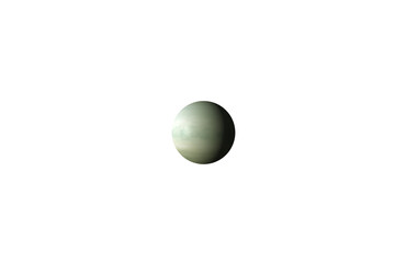 Digital png illustration of gray planet on transparent background