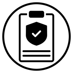 report glyph icon