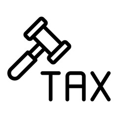 tax line icon