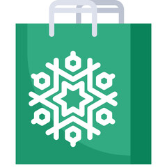 Shopping bag icon. Flat design. For presentation, graphic design, mobile application.