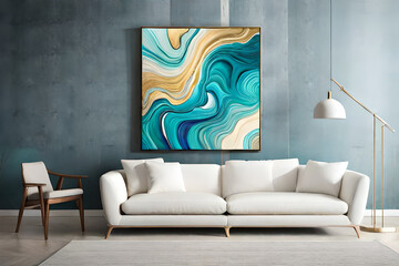 Marble abstract acrylic background.
