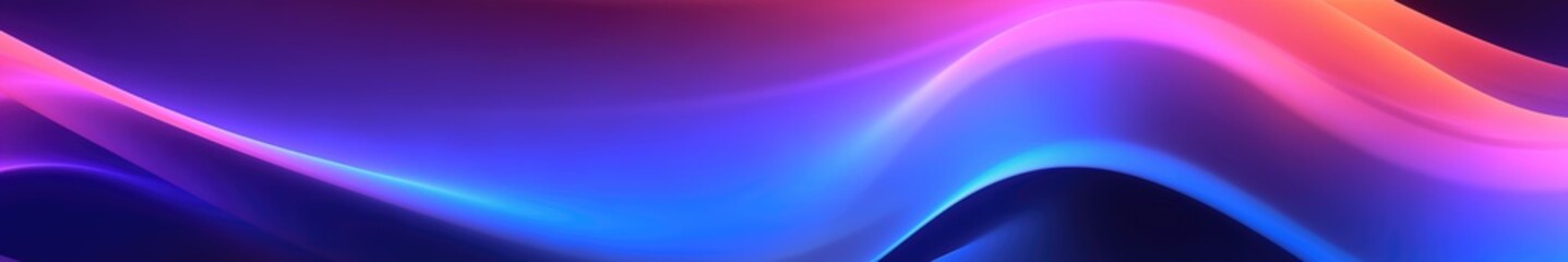 Fototapeta premium Gradient abstract waves, Waves in volume. Background in beautiful colors. Volumetric lighting and 3D style. Mixed colors. Graphic design. Background for website design, advertising and interior design