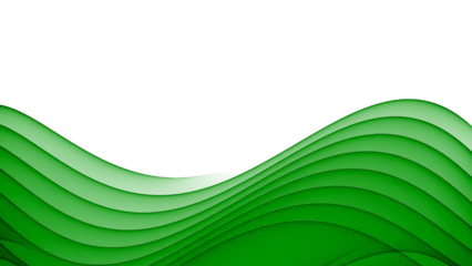Poster abstract green wave gradient transparent Png background © ONLY DESIGNZ