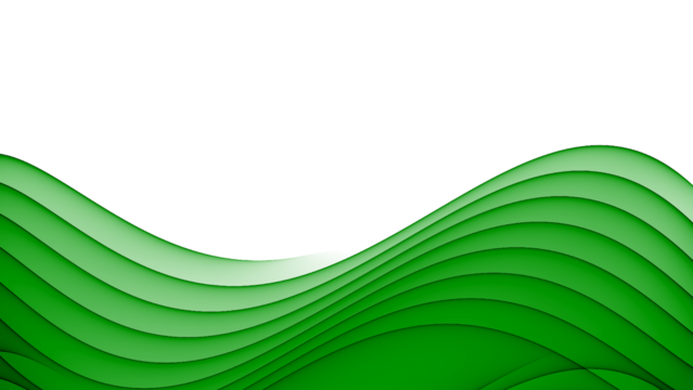 abstract green wave gradient transparent Png background - Powered by Adobe