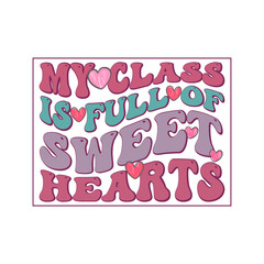 Groovy Retro Valentine's Day T-shirt