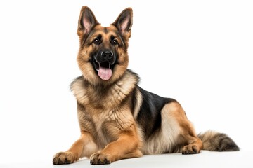german shepherd dog isolated