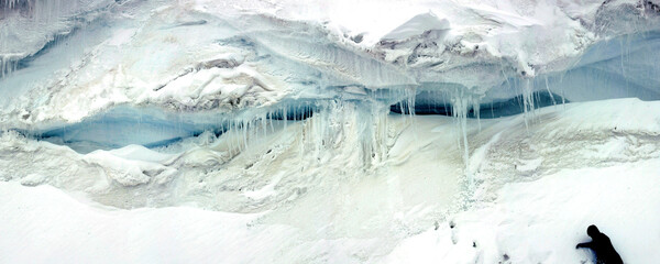 러시아 캄차카 반도의 설원