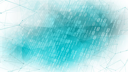Ai connected binary modern cyber space composition of interconnected neural network and data analysis for cyber security and machine learning in digital era
