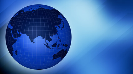 Globe abstract background breaking news, global report, world affair, media network, current affairs, technology news, broadcast graphics