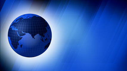 International news network with global information display modern, digital world backdrop showcasing breaking headlines from around globe