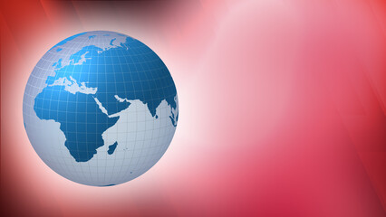 News globe abstract background for international breaking news, global news, and worldwide headlines. perfect for news backdrop, online news, tv stations, and media networks