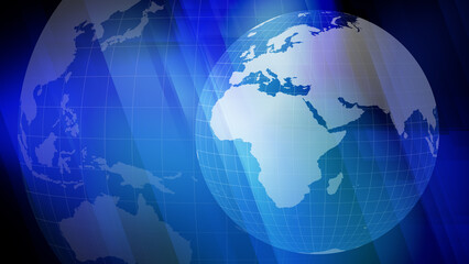 Earth globe abstract background for global news, international report, worldwide headlines, current events, digital media, modern technology, and traveling template