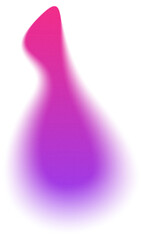 Purple Blur Gradient Blob Graphic Element
