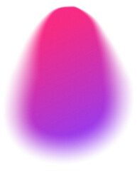 Purple Blur Gradient Blob Graphic Element
