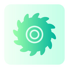 circular saw gradient icon