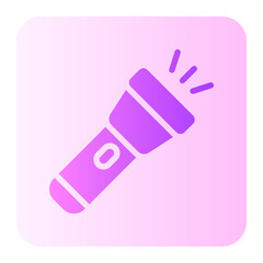 flashlight gradient icon