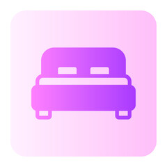 bed gradient icon