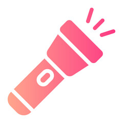 flashlight gradient icon