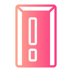door gradient icon