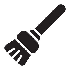 broom glyph icon