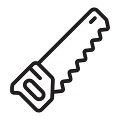 saw line icon