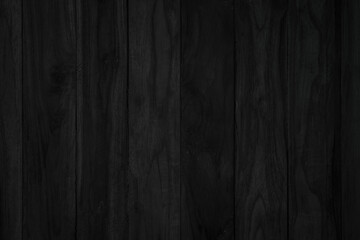 Black vintage painted wooden boards wall antique old style background. Grunge dark old wood texture...