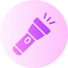 flashlight gradient icon