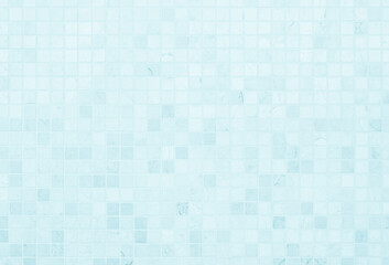 White or Blue ceramic wall and floor tiles abstract background. Design geometric mosaic texture for...