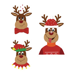 Merry Christmas graphic Holiday decor Cute party element