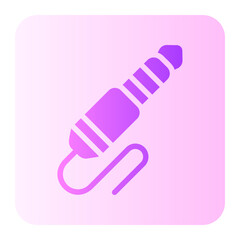 audio jack gradient icon