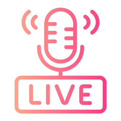 live gradient icon