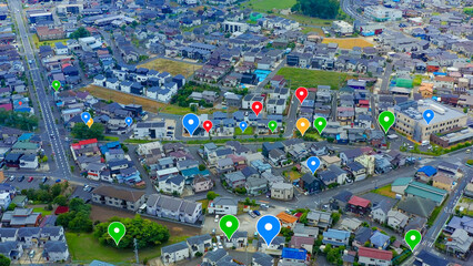 都市と位置情報　GPS