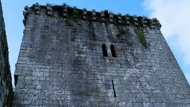 Castle of Monforte de Rio Livre in Chaves, Vila Real, Portugal