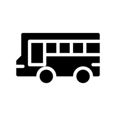 bus glyph icon