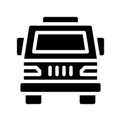 campervan glyph icon