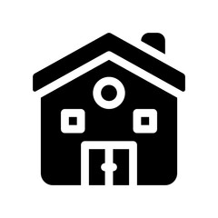 house glyph icon