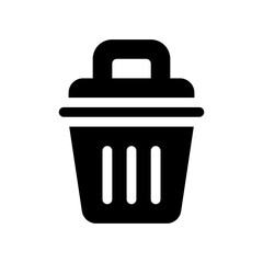 garbage glyph icon