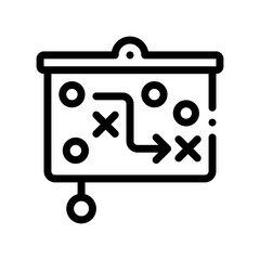 strategy line icon