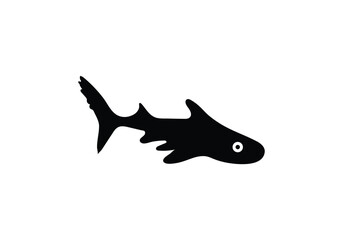 Angelshark minimal style icon illustration design