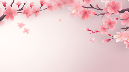Fototapeta premium pink cherry blossom