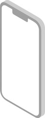 スマートフォンのアイソメトリックイラスト