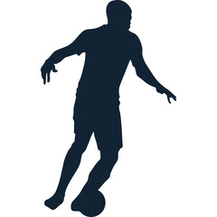 Soccer Player Silhouette
